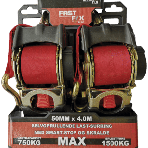 Cargofix surringssæt fastfix 1500kg 50mmÃ3m, 2 stk